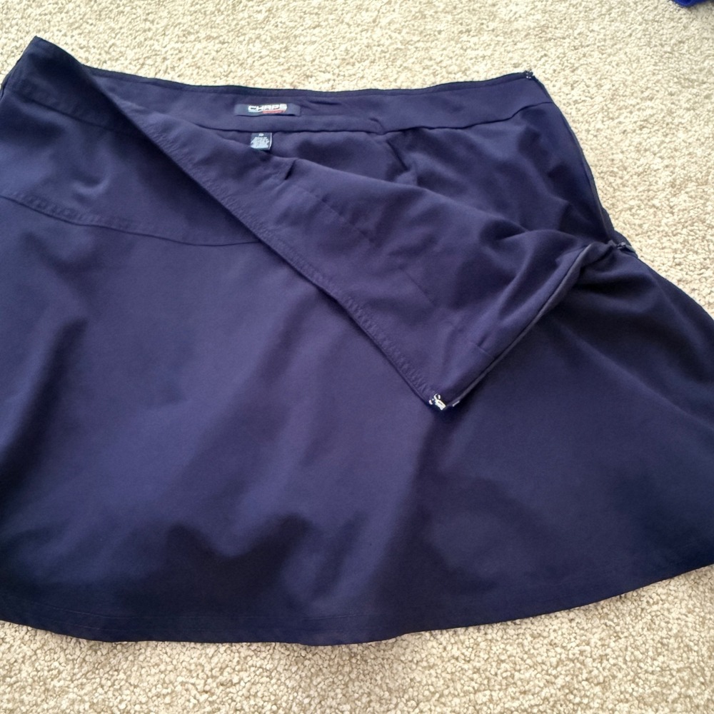 Chaps Sport Skort Womens 10 Navy Blue Athletic Golf Tennis Active Skirt - Picture 5 of 9